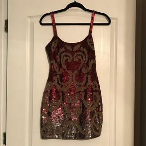 Needle and Thread Sequin Dress